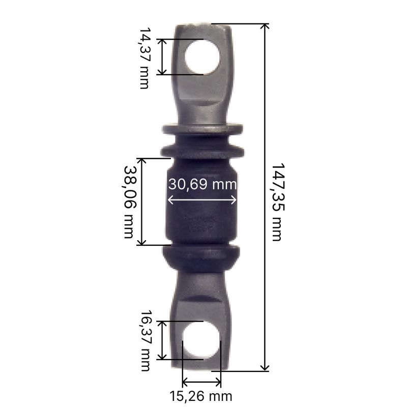 САЙЛЕНТБЛОК РЫЧАГА ПОДВЕСКИ AVANTECH ABH1015