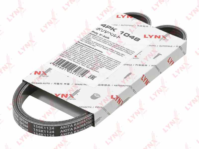 РЕМЕНЬ ПОЛИКЛИНОВЫЙ LYNXauto 4PK1048