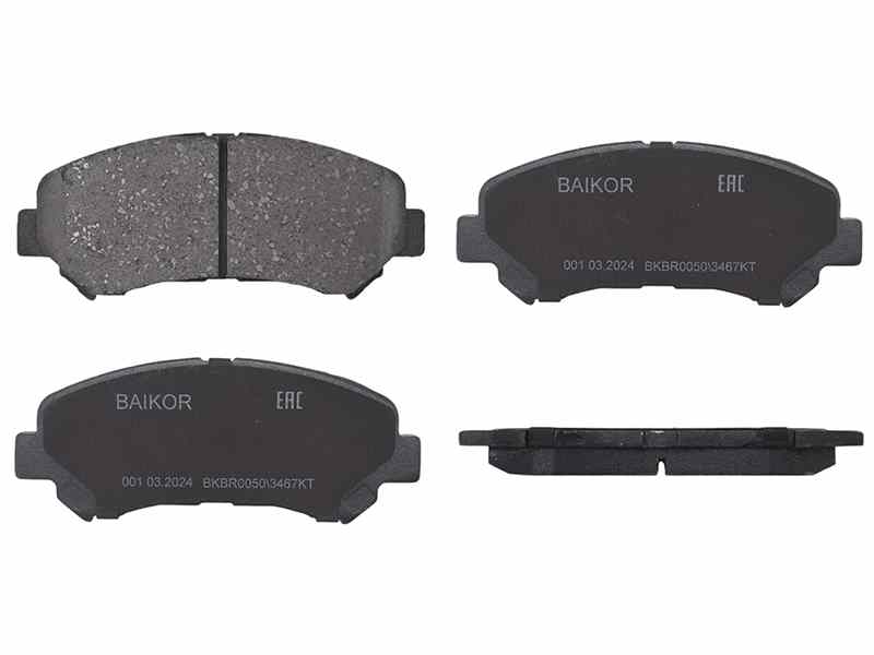КОЛОДКИ ТОРМОЗНЫЕ ДИСКОВЫЕ BAIKOR BKBR0050