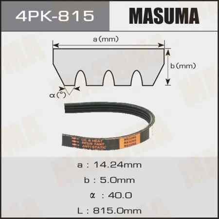 РЕМЕНЬ ПОЛИКЛИНОВЫЙ MASUMA 4PK815