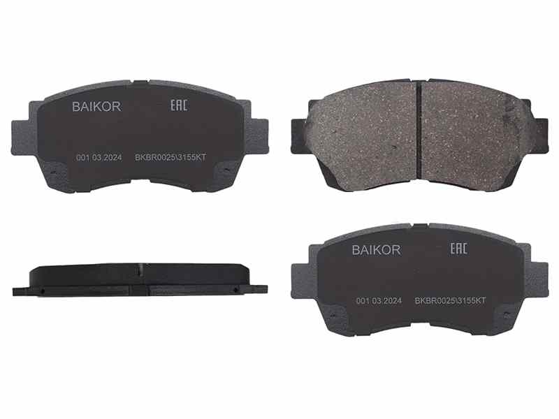 КОЛОДКИ ТОРМОЗНЫЕ ДИСКОВЫЕ BAIKOR BKBR0025