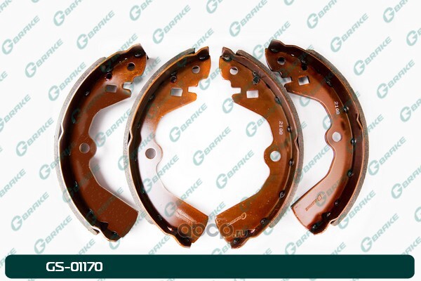КОЛОДКИ РУЧНОГО ТОРМОЗА G-BRAKE GS01170