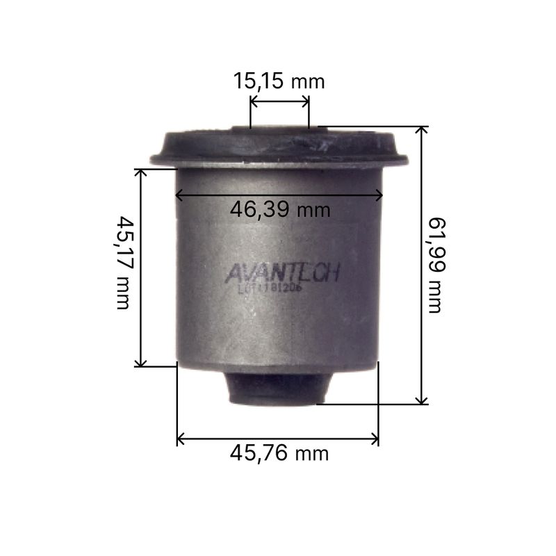 САЙЛЕНТБЛОК РЫЧАГА ПОДВЕСКИ AVANTECH ASB4105