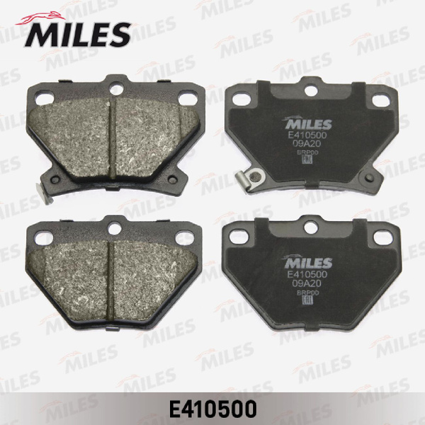 КОЛОДКИ ТОРМОЗНЫЕ ДИСКОВЫЕ MILES E410500