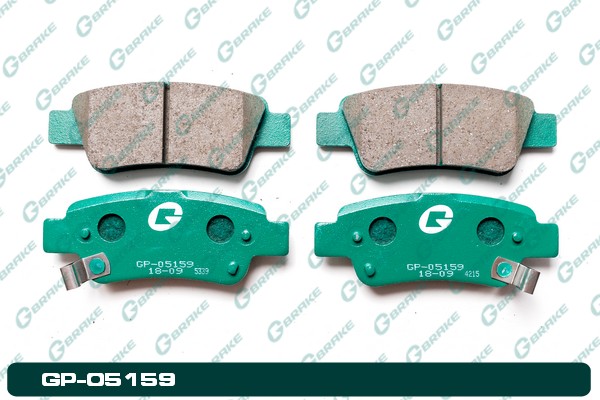 КОЛОДКИ ТОРМОЗНЫЕ ДИСКОВЫЕ G-BRAKE GP05159