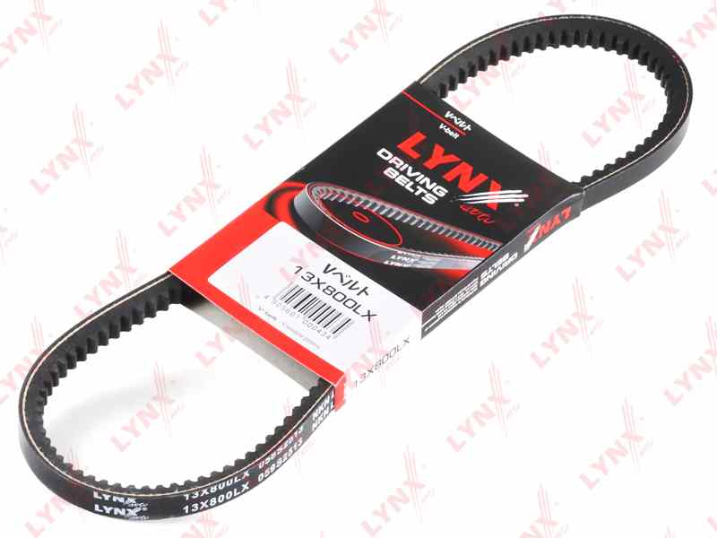 РЕМЕНЬ КЛИНОВИДНЫЙ LYNXauto 13X800LX