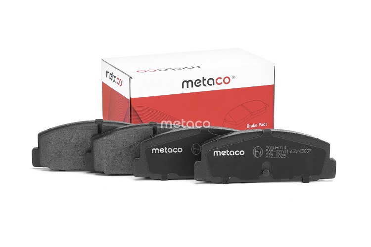 КОЛОДКИ ТОРМОЗНЫЕ ДИСКОВЫЕ METACO 3010014