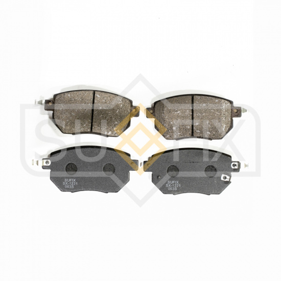 КОЛОДКИ ТОРМОЗНЫЕ ДИСКОВЫЕ SUFIX SX1221