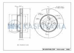 ДИСК ТОРМОЗНОЙ KASHIYAMA G2060