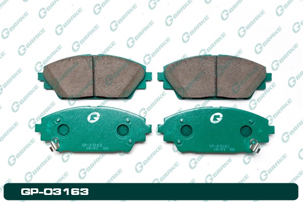 КОЛОДКИ ТОРМОЗНЫЕ ДИСКОВЫЕ G-BRAKE GP03163