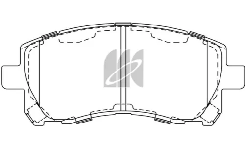 КОЛОДКИ ТОРМОЗНЫЕ ДИСКОВЫЕ KASHIYAMA D7036H