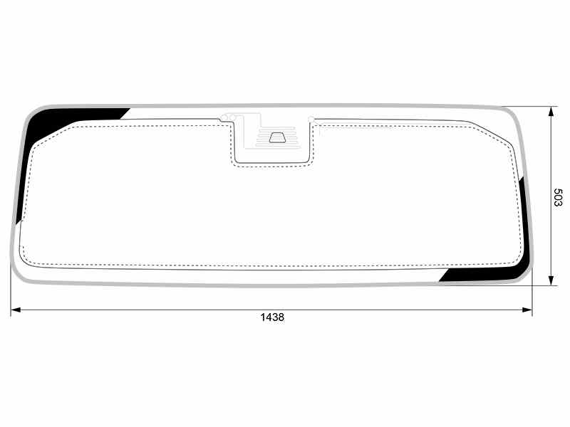 СТЕКЛО ЛОБОВОЕ FUYAO AJ22AGAAPVZ