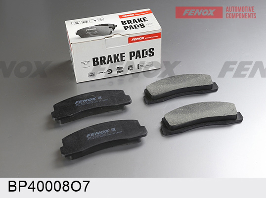 КОЛОДКИ ТОРМОЗНЫЕ ДИСКОВЫЕ FENOX BP40008O7
