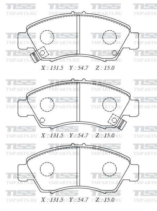 КОЛОДКИ ТОРМОЗНЫЕ ДИСКОВЫЕ PARAUT H281506Y