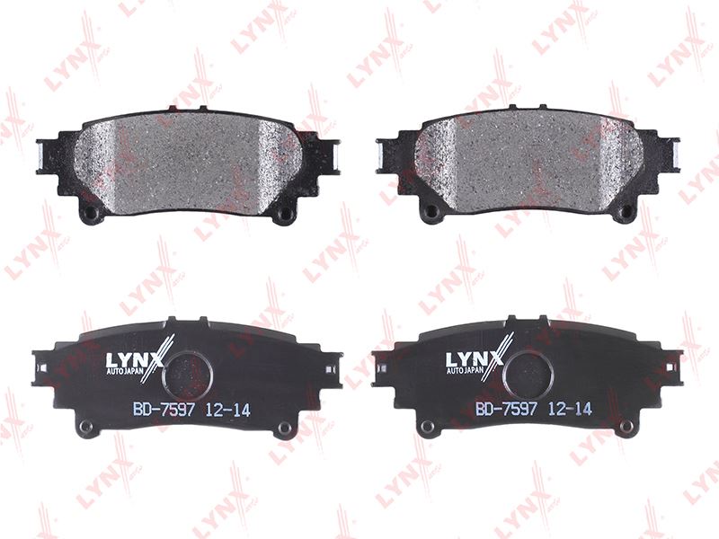 КОЛОДКИ ТОРМОЗНЫЕ ДИСКОВЫЕ LYNXauto BD7597