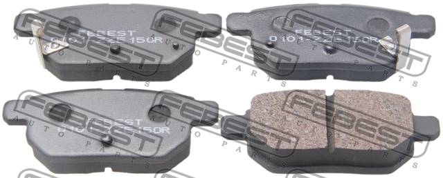 КОЛОДКИ ТОРМОЗНЫЕ ДИСКОВЫЕ FEBEST 0101ZZE150R