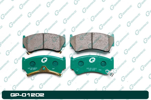 КОЛОДКИ ТОРМОЗНЫЕ ДИСКОВЫЕ G-BRAKE GP01202