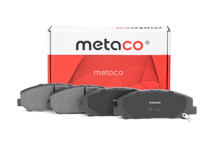 КОЛОДКИ ТОРМОЗНЫЕ ДИСКОВЫЕ METACO 3000394