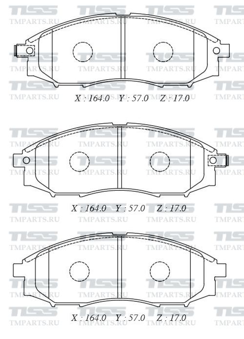 КОЛОДКИ ТОРМОЗНЫЕ ДИСКОВЫЕ PARAUT N281546Y