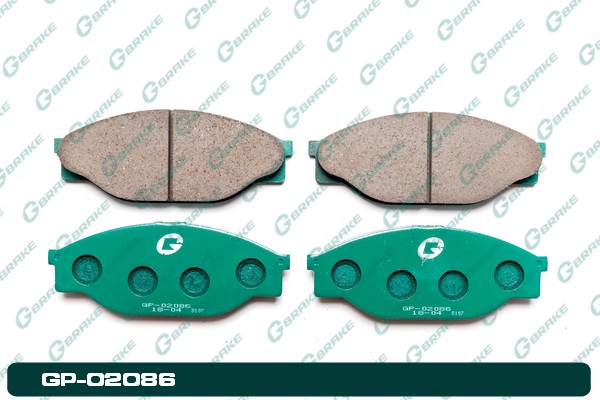 КОЛОДКИ ТОРМОЗНЫЕ ДИСКОВЫЕ G-BRAKE GP02086