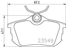 КОЛОДКИ РУЧНОГО ТОРМОЗА KORMAX KBP074