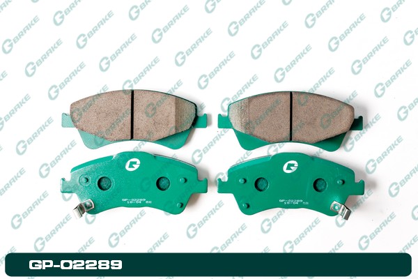 КОЛОДКИ ТОРМОЗНЫЕ ДИСКОВЫЕ G-BRAKE GP02289