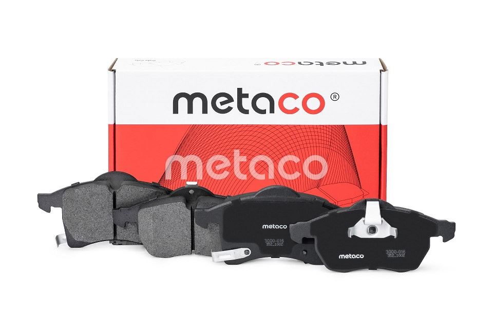 КОЛОДКИ ТОРМОЗНЫЕ ДИСКОВЫЕ METACO 3000016