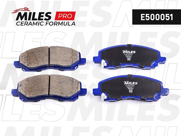 КОЛОДКИ ТОРМОЗНЫЕ ДИСКОВЫЕ MILES E500051