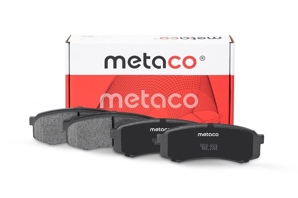 КОЛОДКИ ТОРМОЗНЫЕ ДИСКОВЫЕ METACO 3010009