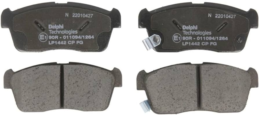 КОЛОДКИ ТОРМОЗНЫЕ ДИСКОВЫЕ DELPHI LP1442