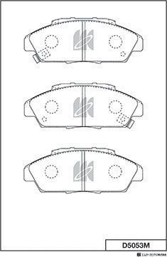 КОЛОДКИ РУЧНОГО ТОРМОЗА KASHIYAMA D5053M