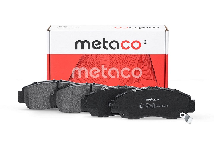 КОЛОДКИ ТОРМОЗНЫЕ ДИСКОВЫЕ METACO 3000038