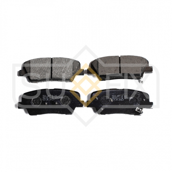 КОЛОДКИ ТОРМОЗНЫЕ ДИСКОВЫЕ SUFIX SX1208