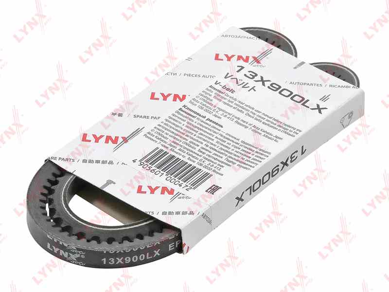 РЕМЕНЬ КЛИНОВИДНЫЙ LYNXauto 13X900LX