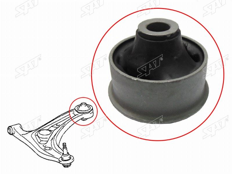 САЙЛЕНТБЛОК РЫЧАГА ПОДВЕСКИ SAT ST4865552010