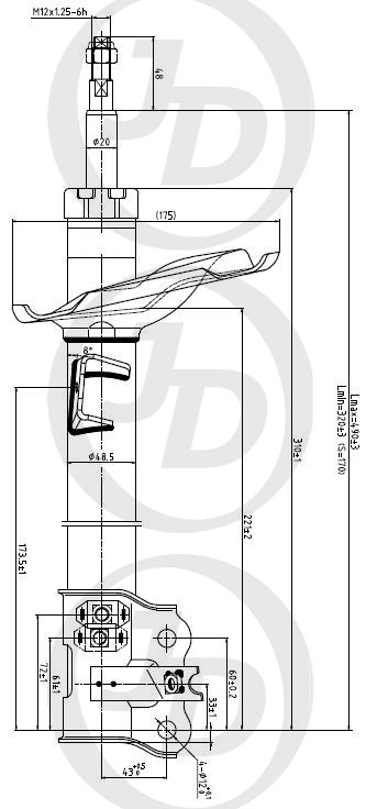 СТОЙКА ГАЗОМАСЛЯНАЯ JD JAS0461