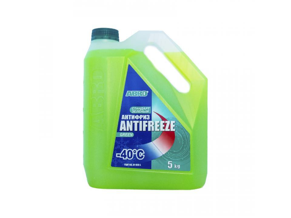 АНТИФРИЗ ABRO AF555L -40 Зеленый 5 л.