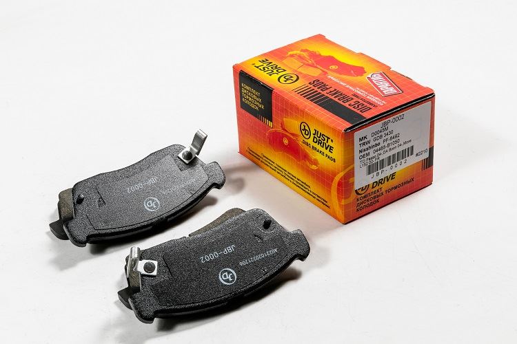 КОЛОДКИ ТОРМОЗНЫЕ ДИСКОВЫЕ JD JBP0002