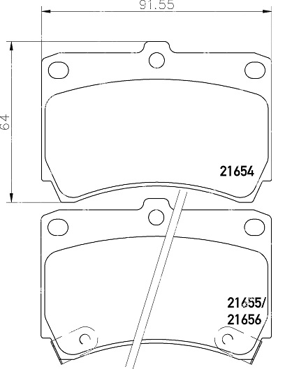 КОЛОДКИ ТОРМОЗНЫЕ ДИСКОВЫЕ IXAT X3P0035
