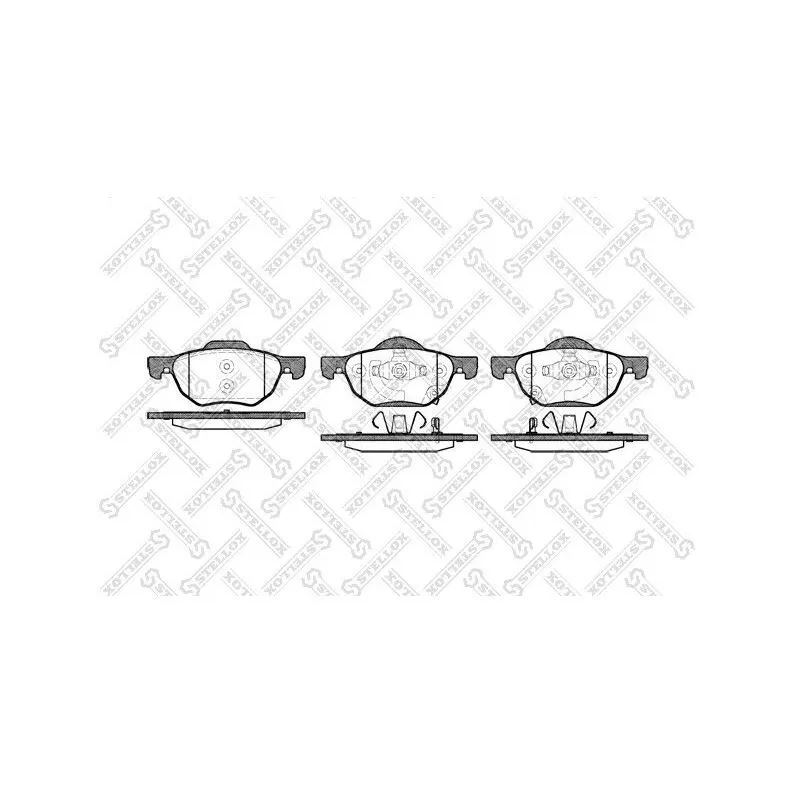 КОЛОДКИ ТОРМОЗНЫЕ ДИСКОВЫЕ STELLOX 1079002SX