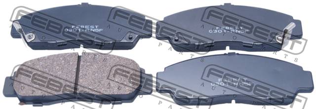 КОЛОДКИ ТОРМОЗНЫЕ ДИСКОВЫЕ FEBEST 0301RN5F