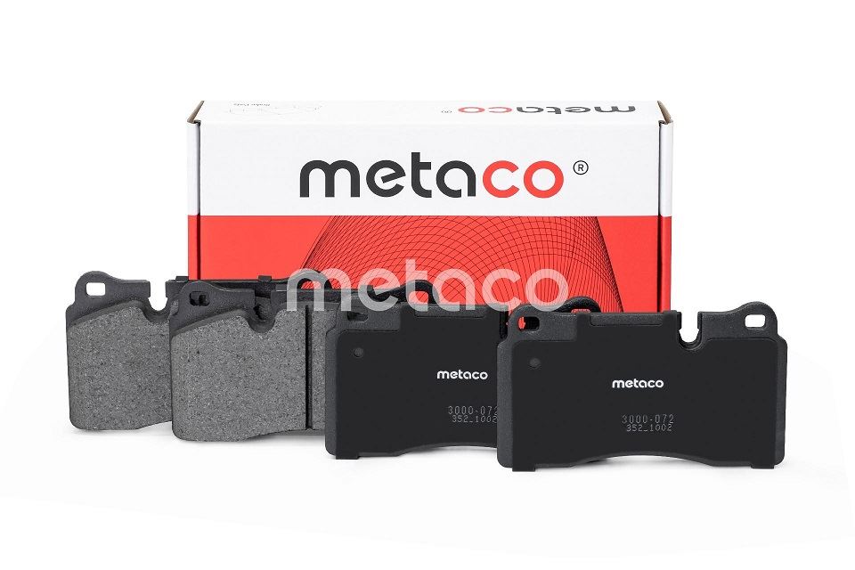 КОЛОДКИ ТОРМОЗНЫЕ ДИСКОВЫЕ METACO 3000072