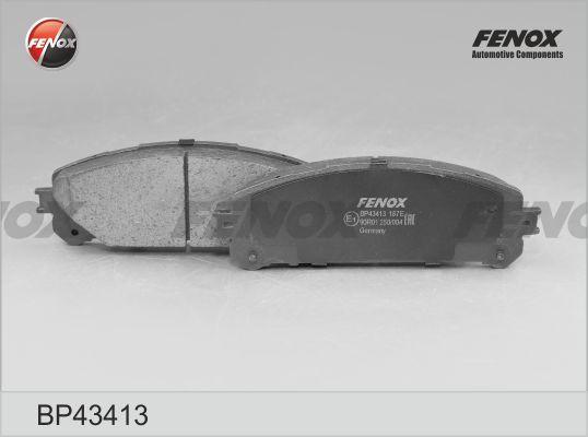 КОЛОДКИ ТОРМОЗНЫЕ ДИСКОВЫЕ FENOX BP43413