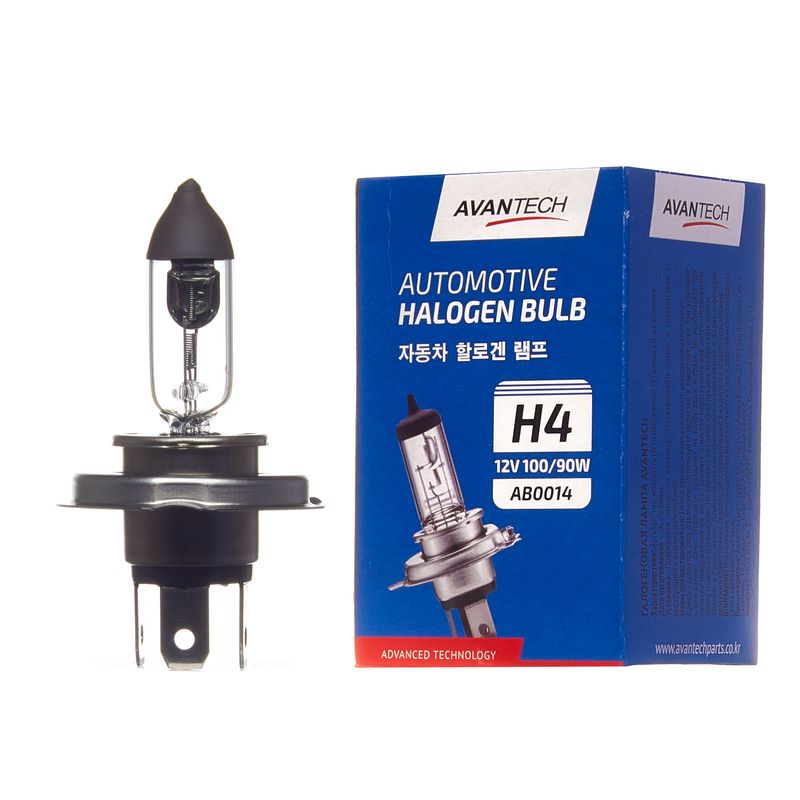 ЛАМПОЧКА AVANTECH AB0014 H4 12V 100/90Вт. Накаливания
