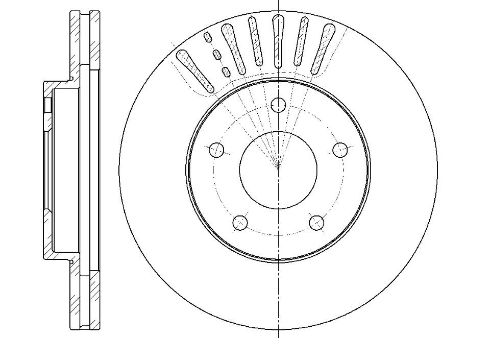 ДИСК ТОРМОЗНОЙ G-BRAKE GR20083