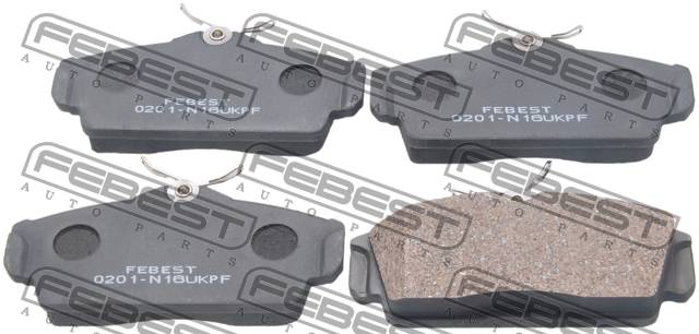 КОЛОДКИ ТОРМОЗНЫЕ ДИСКОВЫЕ FEBEST 0201N16UKPF