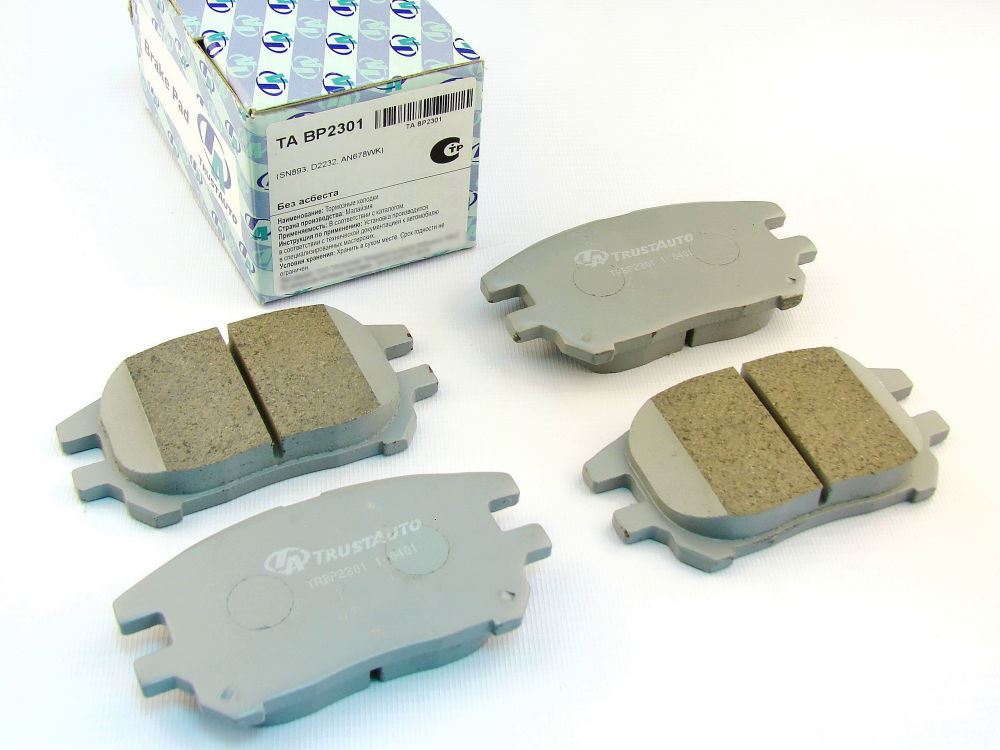 КОЛОДКИ ТОРМОЗНЫЕ ДИСКОВЫЕ TRUSTAUTO TABP2301