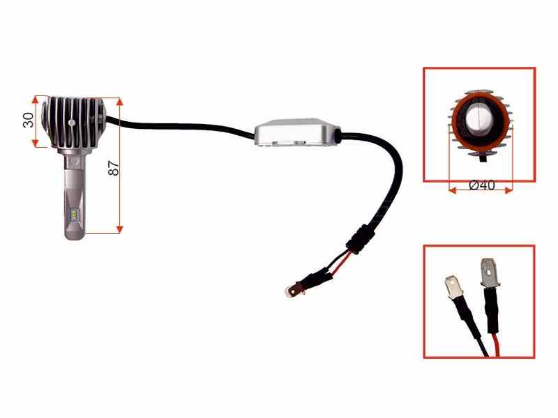 ЛАМПОЧКА SAT ST1750069 1 800 H1 12V Светодиоды