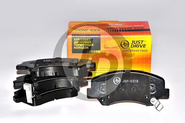 КОЛОДКИ ТОРМОЗНЫЕ ДИСКОВЫЕ JD JBP0318