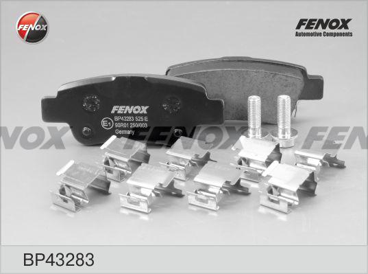 КОЛОДКИ ТОРМОЗНЫЕ ДИСКОВЫЕ FENOX BP43283